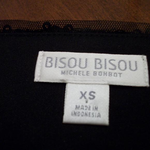 Bisou Bisou Black Sequined Skirt - NWT Size XSmall - Picture 4 of 5